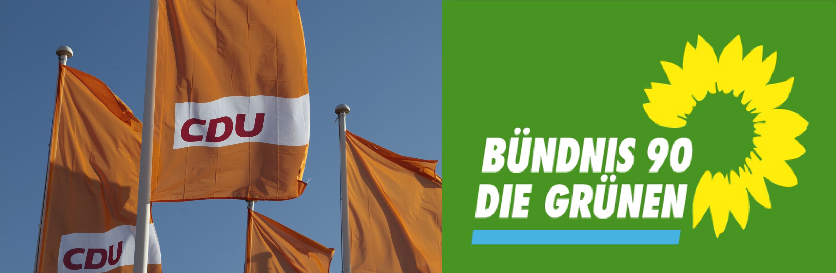 Logos CDU und Grüne