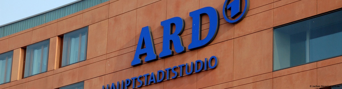 Blick auf das ARD Hauptstadtstudio